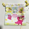 Bolsa Portátil Desenho Animado Infantil Estudante Bolsa de Compras Bolsa de Cosméticos Bolsa de Lavar Bolso com Cordão Bolsa para Material Escolar