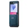 Funda Adecuada para Teléfono Móvil Samsung Zflip8 con Soporte Oculto, Funda Protectora Flip6 de Cobertura Total con Ranura para Tarjetas para Galaxy Zflip7