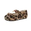 Novedad Otoño e Invierno 2025 Zapatos de Algodón Cálidos para Mujer con Puntera Redonda, Lazo y Forro de Felpa, Zapatos Individuales de Moda para Mujer