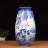 2025 Nuevo Maestro Chino Pintado a Mano Color Bajo Esmalte Creativo Cerámica Florero Adornos Gama Alta Colección de Regalo Arte Porcelana Florero