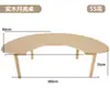 Mesa Arco para Jardim de Infância Madeira Maciça Mesa Lua Mesa e Cadeira de Educação Infantil Mesa Aprendizagem Pintura Arte Mesa Crescente Mesa para Creche
