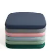 Cojín de Espuma Viscoelástica y Seda de Hielo para Silla de Oficina, Silla de Estudiante y Taburete de Mujer, Almohadilla de Asiento Engrosada para Sentarse Largo