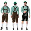 Oktoberfest Alemã 2025 Novo Traje de Cerveja Masculino Duas Cores Traje Étnico Tradicional Traje de Cerveja Oktoberfest