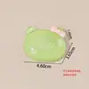 Accesorio de resina de base de gatito luminoso para fundas de teléfono DIY, pasadores de pelo, imanes para refrigerador, colgantes y accesorios de coche decorativos de moda