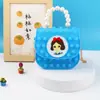 Bolso Bandolera Vanguardia para Hombro Niños Bandolera Bolso de Mano Perla Burbuja Bolso Bandolera de Silicona para Hombro Bolso Gelatina