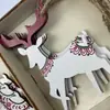 Colgante navideño, decoración del hogar, artesanías de madera, tallado creativo, árbol de Navidad de madera con accesorios de regalo