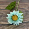 Flor artificial girassol girassol girassol crisântemo flor falsa decoração de casa girassol único vendas de fábrica layout de casamento flor de seda