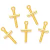 Accesorios de joyería DIY colgante de aleación cruz colgante pequeño de aleación retro al por mayor 18 * 9MM T56