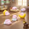 Almohada linda con forma de nube, peluche de cerdito durmiendo, accesorios de decoración DIY para casa de muñecas, paisaje en miniatura, pequeño adorno de escritorio