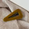 Pinza para el Pelo Bb Clip de Terciopelo Colorido de Alta Gama Estilo Coreano Pinza para Flequillo de Moda Pinza Lateral Accesorio para el Cabello Versátil Nuevo Estilo