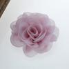 Punto flor coreana hecha a mano Perla flor de gasa tela flor flor DIY ropa tocado accesorios de ropa 42 colores