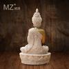 Explosiones Transfronterizas Adornos de Resina Fuente Artesanías de Piedra Arenisca Natural Pequeñas Estatuas de Buda Zen Indio Buda Tántrico Zen