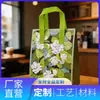 Sacolas de Embalagem Descartáveis de Tecido Não Tecido Espessado Ecológico com Designs Personalizados, Sacolas Térmicas para Entrega de Bolos, Personalização em Massa