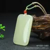 Colgante de Paz de Imitación de Jade Hetian para Hombres y Mujeres, Colgante de Jade Versátil al por Mayor