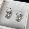 Pendientes de Hielo Pequeño con Sensación Fresca de Plata Pendientes de Lujo Accesibles para Caras Cuadradas y Redondas Nuevo Diseño de Nicho 2025 Mujeres de Gama Alta