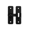 Pestillo de Puerta de Aleación de Aluminio de 90 Grados sin Taladro Clip de Pestillo para Puerta Corredera Montaje en Superficie Pestillo de Puerta Basculante de 180 Grados