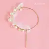 Pastel para Hornear Diamante Corona Fría Alta Alambre Corona Corona de Diamante Pastel Diamante Enchufe Estilo INS Pastel Diamante Enchufe