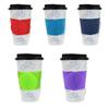 Taza de café funda de silicona para taza embalaje aislamiento antiquemaduras funda desechable para taza de papel funda para taza de cerámica de mano funda para taza de vidrio