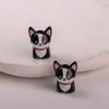Corgi de Acrílico Cachorro Sentado Caramelo de Corazón Mercancía del Primero de Mayo Sello Cuentas DIY Bolsa Colgante Accesorios