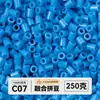 Pacote de meio quilo de miçangas mistas pacote de recarga de miçangas de fusão atacado mard mesma cor pacote de recarga de 221 cores 2,6 mm miçangas para quebra-cabeça 3D