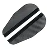 Espejo Retrovisor de Coche Protector Solar y de Lluvia Deflector Pegatina Impermeable Visera de Lluvia para Espejo Retrovisor Escudo de Lluvia Textura Engrosada de Fibra de Carbono