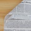 Papel de Envoltura de Flores Impermeable Retro Periódico Inglés Día de San Valentín Chino Papel de Envoltura de Flores Embalaje Floral Estilo Coreano Ramo
