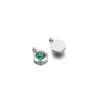 Transfronterizo Nuevo Color Hao Piedra Adorno Colgante Cuentas Hexágono Corazón de Durazno Flor Piedra Cuadrada Adorno Accesorios