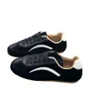 Zapatos de Entrenamiento Youmuni Versátiles Adelgazantes Forrados de Lana Alemanes para Mujer, Planos Ligeros de Cuero Genuino Zapatos para Correr Retro Otoño 2025
