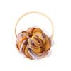 2022 Acessórios de Cabelo de Tecido Anel de Cabelo Comércio Exterior Elástico Nylon Borracha Tendão Corda de Cabelo Rede Renda Flor de Cabeça Infantil Rosa