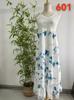 Fabricante de Vestido Tie-Dye para Viagem em Dali, Yunnan Atacado Pronta Entrega Saia Tie-Dye Saia Tie-Dye com Foto da Praia