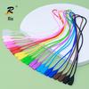 Corda de óculos de silicone plana esportiva antiderrapante macia confortável elástica colorida multicolorida opcional corda de óculos atacado