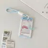 Hisocute Original Tarjetero para Perseguir Estrellas Funda para Exhibición de Polaroid de Tres Pulgadas Colgante Tarjeta de Estudiante de Campus Tarjeta de Comida Funda Protectora