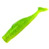 Señuelo T-tail TPR Flotante Señuelo Blando T-tail Gusano Blando Pez Blando Cebo Artificial Pesca de Fondo Cabeza de Plomo Jig Aparejo Pesca para Pez Mandarín Lubina