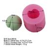 Bi017 Molde de Silicona Fruta Madera de Melocotón 3D Molde para Hornear Barkware Jabón Vela
