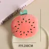 Broches lindos de felpa de dibujos animados, accesorios de frutas, sandía, fresa, aguacate, zanahoria, colgantes para bolsas semiacabados