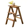 Taburete Escalera Plegable, Engrosado y Reforzado, Escalera de Ascenso Doméstica, Escalera de Peldaños, Taburete Pequeño Ligero, Escalera de Doble Uso