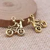 21X18Mm 2.25g Accesorios de Joyería Multicolor Hecho a Mano Personaje Ángel Pareja Bicicleta Colgante