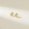 Aretes Amazon Doudou Exquisitos Aretes Simples Estilo Coreano Aretes de Alta Gama