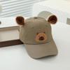 Gorra de béisbol para niños, nueva, venta al por mayor, comercio exterior, gorra de hip-hop con orejas de oso de dibujos animados, gorra de protección solar de verano