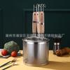 Colador de polvo de acero inoxidable, colador de polvo de cocina Malatang, filtro de malla, tamiz, cuchara para fideos, olla caliente, olla caliente para carne, cesta para verduras