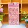 Suministro exclusivo transfronterizo de pegatinas gruesas y suaves de dibujos animados para niños, pegatinas de cuero de animales, panda, hibisco, pegatinas de burbujas de esponja, pegatinas 3D