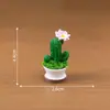 Serie creativa de plantas suculentas de cactus artificiales en maceta, accesorios de decoración DIY para casa de muñecas, adornos de paisaje en miniatura