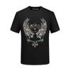 Playera de Manga Corta para Hombre Verano Diamante Caliente Cuello Redondo Camiseta Trbottomyy Manga Corta Camiseta Básica Tallas Grandes Ropa Suelta Marca Trbottomy Manga Corta