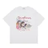 Casa Casablanca Camiseta Casual de Manga Corta Versión Correcta ins Marca de Nicho Trendy Europea y Americana High Street Algodón Puro