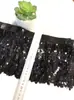 Al por mayor Encaje Bordado Lentejuelas Borlas Estilo Étnico Vestido de Escenario Accesorios para Vestidos Borlas de Encaje