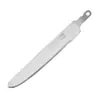 Hoja de cuchillo para fruta de acero inoxidable hecha de material 2Cr, hoja serrada afilada, se puede personalizar y reemplazar con accesorios de hoja según sea necesario