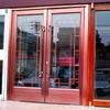 Portas de Correr em Liga de Alumínio para Restaurantes Chineses e Ocidentais, Portas Duplas para Bancos e Supermercados, Portas com Mola de Piso, Portas em Liga de Alumínio para Lojas