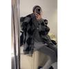 Cárdigan de punto jacquard de diamante cepillado suelto y holgado para mujer 2025 Otoño e Invierno Nueva moda Chaqueta suéter de pequeña fragancia