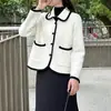 Nuevo Abrigo Corto de Lana Estilo Francés Elegante para Mujer Petite Otoño/Invierno 2026