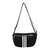 Bolsa Quadrada Pequena Esportiva Estilo Coreano Transfronteiriça para Mulheres, Novo Modelo 2026, Estilo Casual Simples, Bolsa Transversal Texturizada para o Dia a Dia